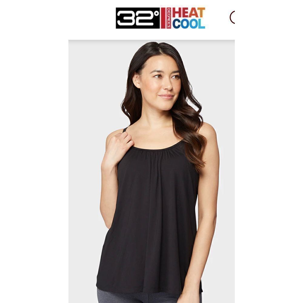 32 degree cool black swing tank top sz XXL